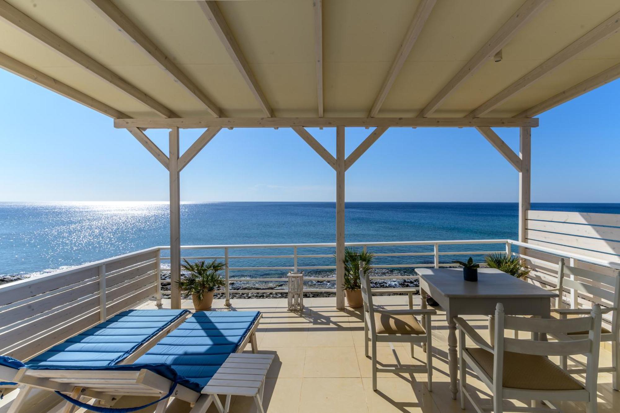 Appartement Vista Mare à Koutsourás Extérieur photo